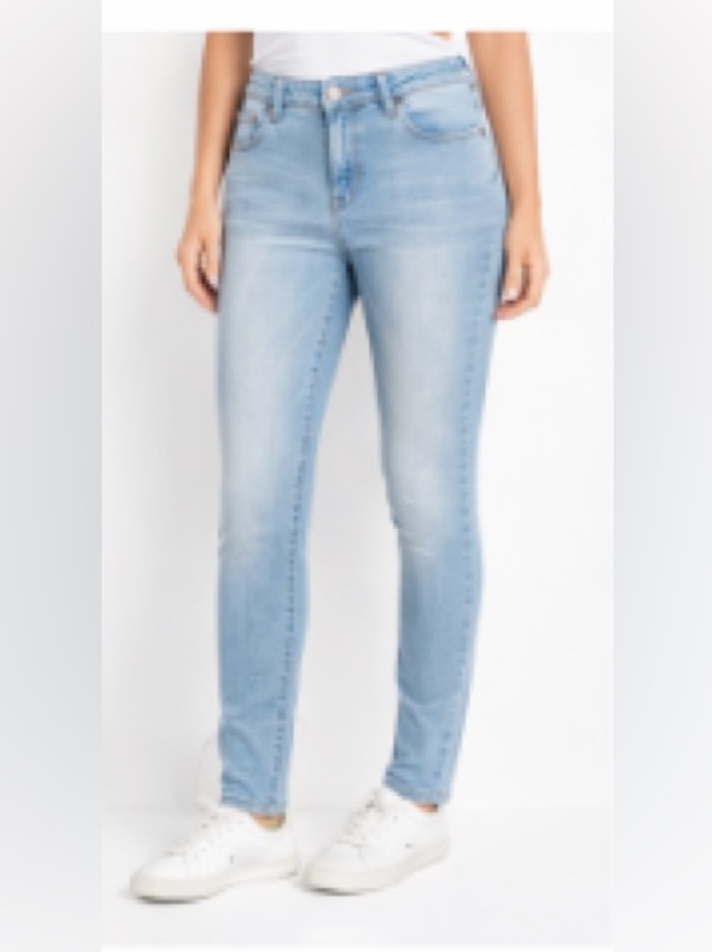 Old Navy Rockstar Jeans Light Wash 💙 Stretch Skinny Mujer 8